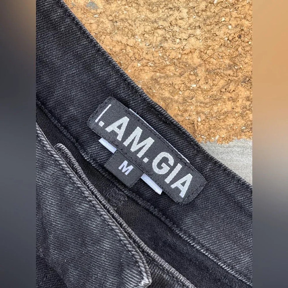 I.AM.GIA Ursa Convertible Black Cargo jeans medium - Picture 10 of 14